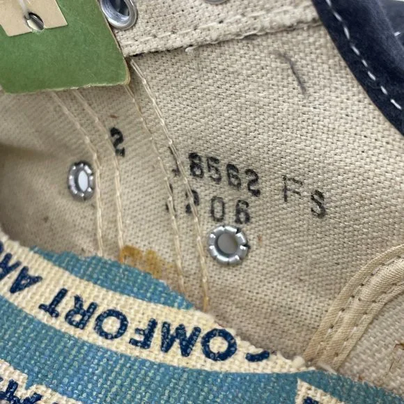 VTG NOS Converse Lucky Star Low Top Black Sz Comfort Heel USA